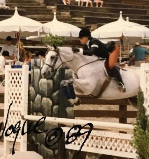 Sommer Smith riding her Christmas horse, P.T. (Courtesy of Sommer Smith)